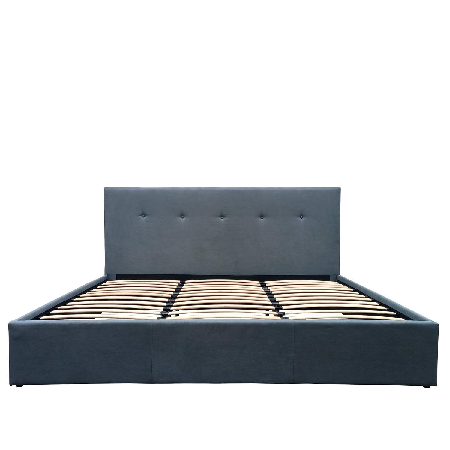 Base con Cabecera Ilios Innova Cama-9550/k color Gris King Size $9,999