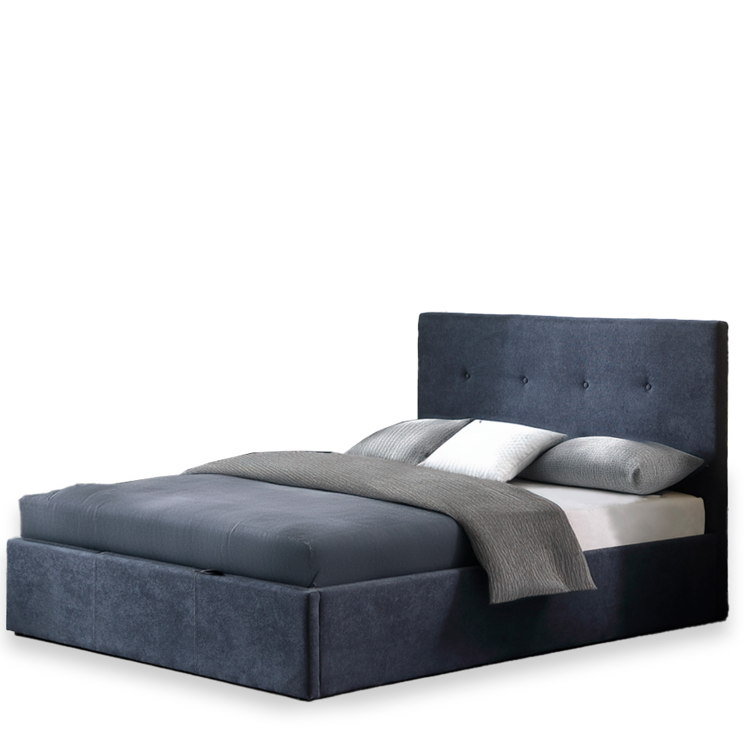 Foto 5 pulgar | Base con Cabecera Ilios Innova Cama-9550/k color Gris King Size