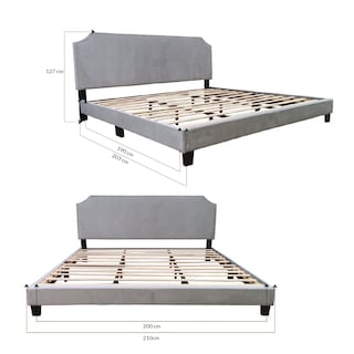 Foto 8 | Base Con Cabecera Ilios Innova Cama-9508/k Color Gris King Size