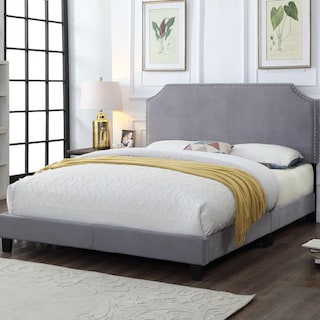 Foto 2 | Base con Cabecera Ilios Innova Cama-9508/m Gris Matrimonial