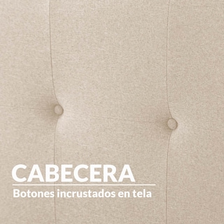 Foto 6 | Base para Cama Ilios Innova Cama-pk014/k color Beige King Size