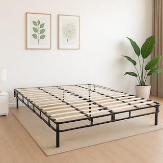 Foto 1 | Base De Cama King Siza Armable Hokins Láminas De Madera Flexibles Con Espacio De Almacenamiento