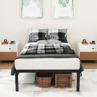 Foto 4 | Cama De Bases Kessie Yatahome Negro 194x98x36cm Individual