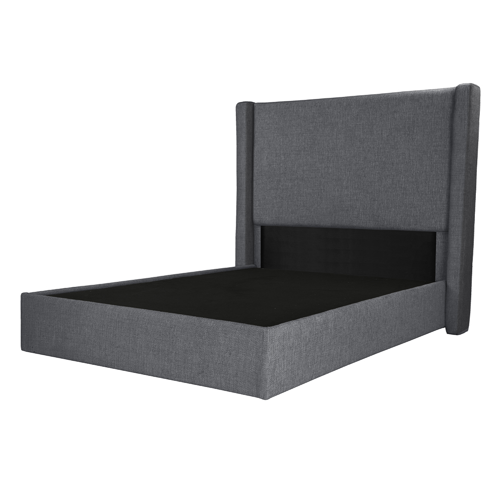 Foto 2 | Cabecera Dicasa Planx + Base Cama Gris +  Almohadas 2 Pack +  Frazada Matrimonial