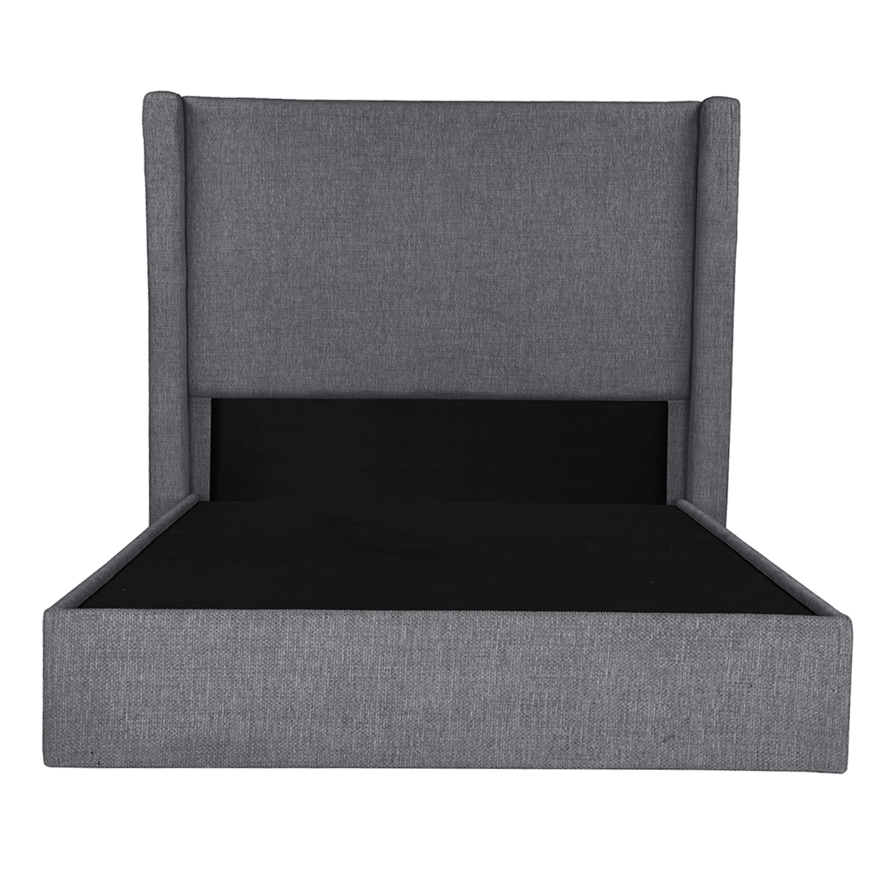 Foto 4 pulgar | Cabecera Dicasa Planx + Base Cama Gris +  Almohadas 2 Pack +  Frazada Matrimonial