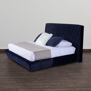 Foto 3 | Cabecera Dicasa Drax + Base Cama Azul + Almohadas 2 Pack + Frazada Matrimonial