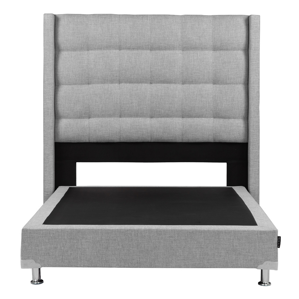 Foto 2 | Cabecera Titan + Box Dicasa Matrimonial Fashion Gris