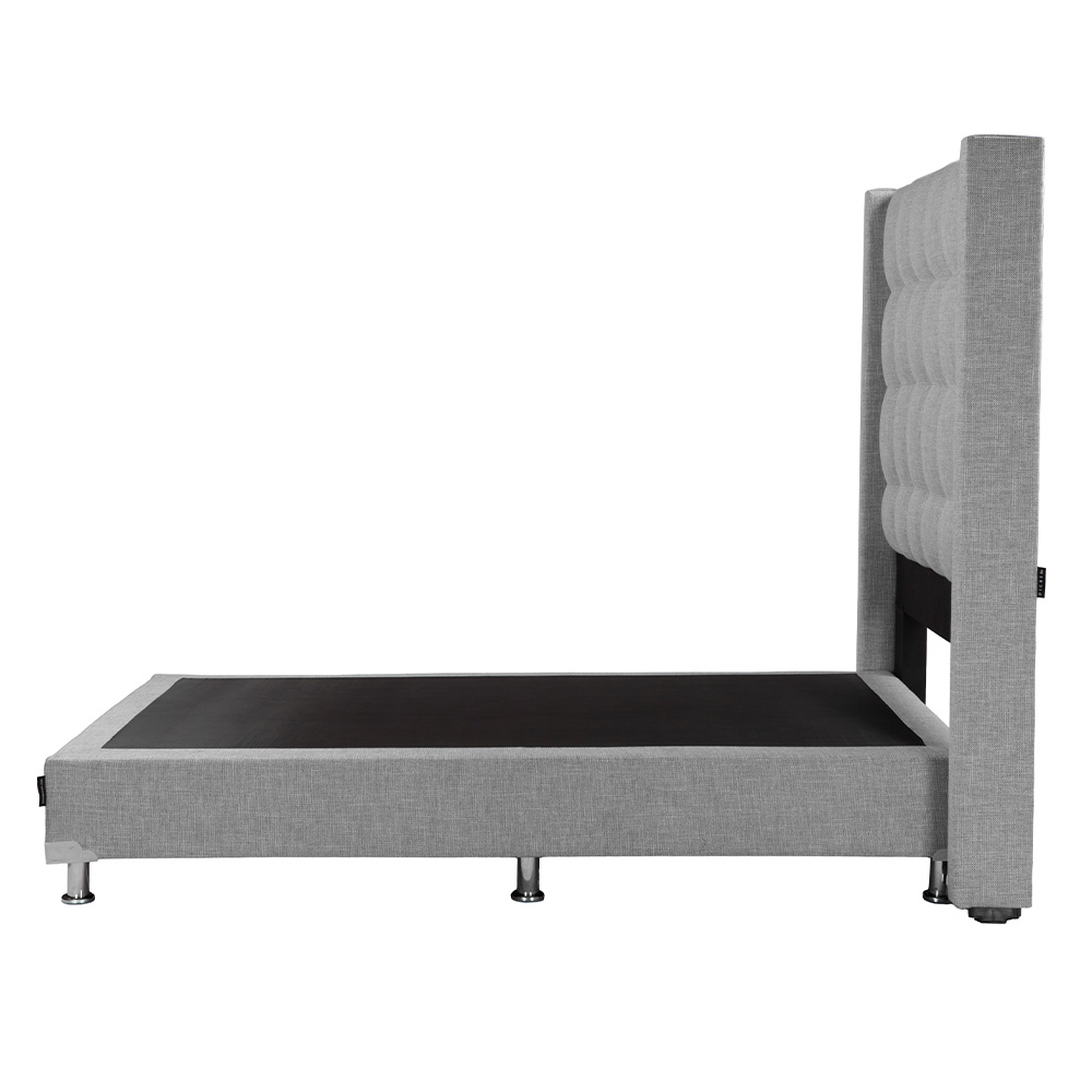Foto 4 | Cabecera Titan + Box Dicasa Matrimonial Fashion Gris