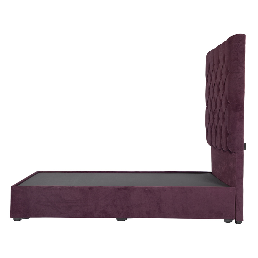 Foto 3 | Cabecera Dicasa Capri Morado + Base Cama Morado King Size
