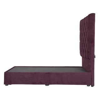 Foto 3 | Cabecera Dicasa Capri Morado + Base Cama Morado King Size
