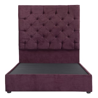 Foto 2 | Cabecera Dicasa Capri Morado + Base Cama Morado Matrimonial