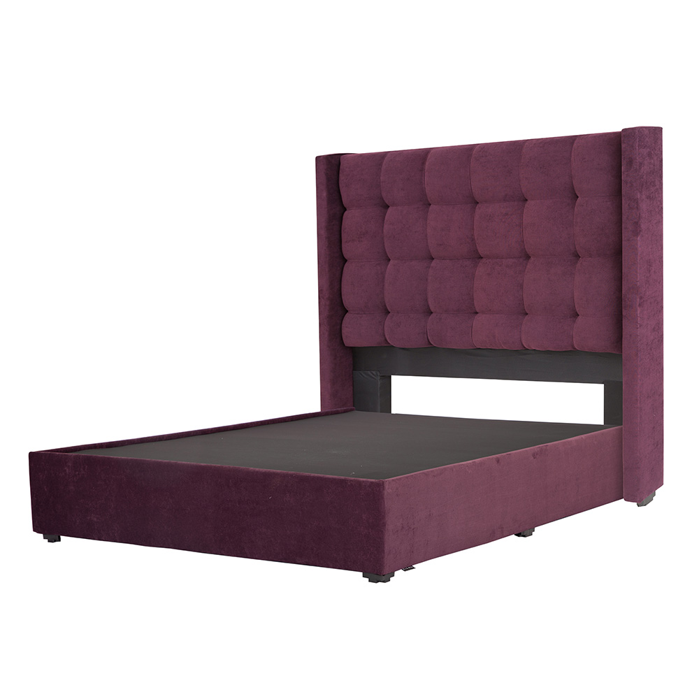 Foto 2 pulgar | Cabecera Dicasa Titan Morado + Base Cama Morado Queen Size
