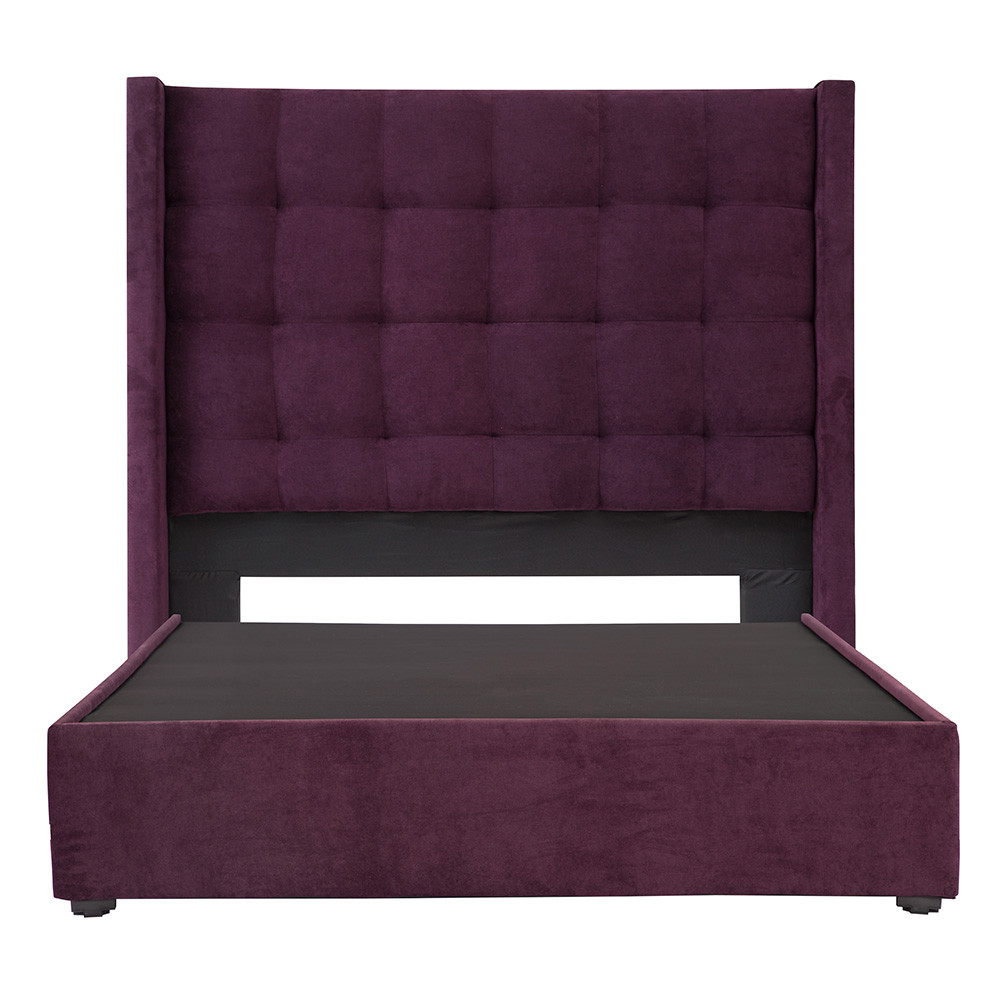 Foto 3 pulgar | Cabecera Dicasa Titan Morado + Base Cama Morado Queen Size