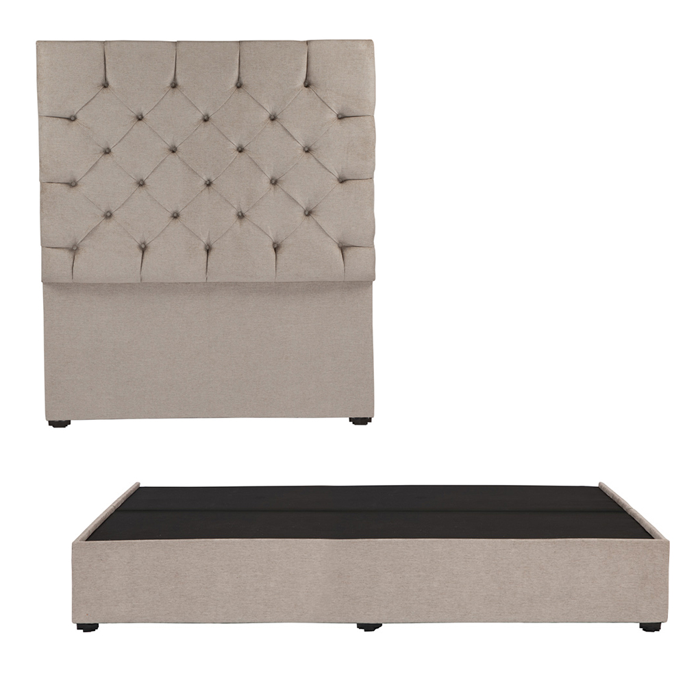 Foto 1 | Cabecera Dicasa Capri Arena + Base Cama Arena King Size
