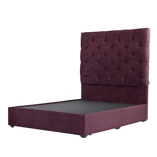 Foto 1 | Cabecera Dicasa Capri Morado + Base Cama Morado Queen Size
