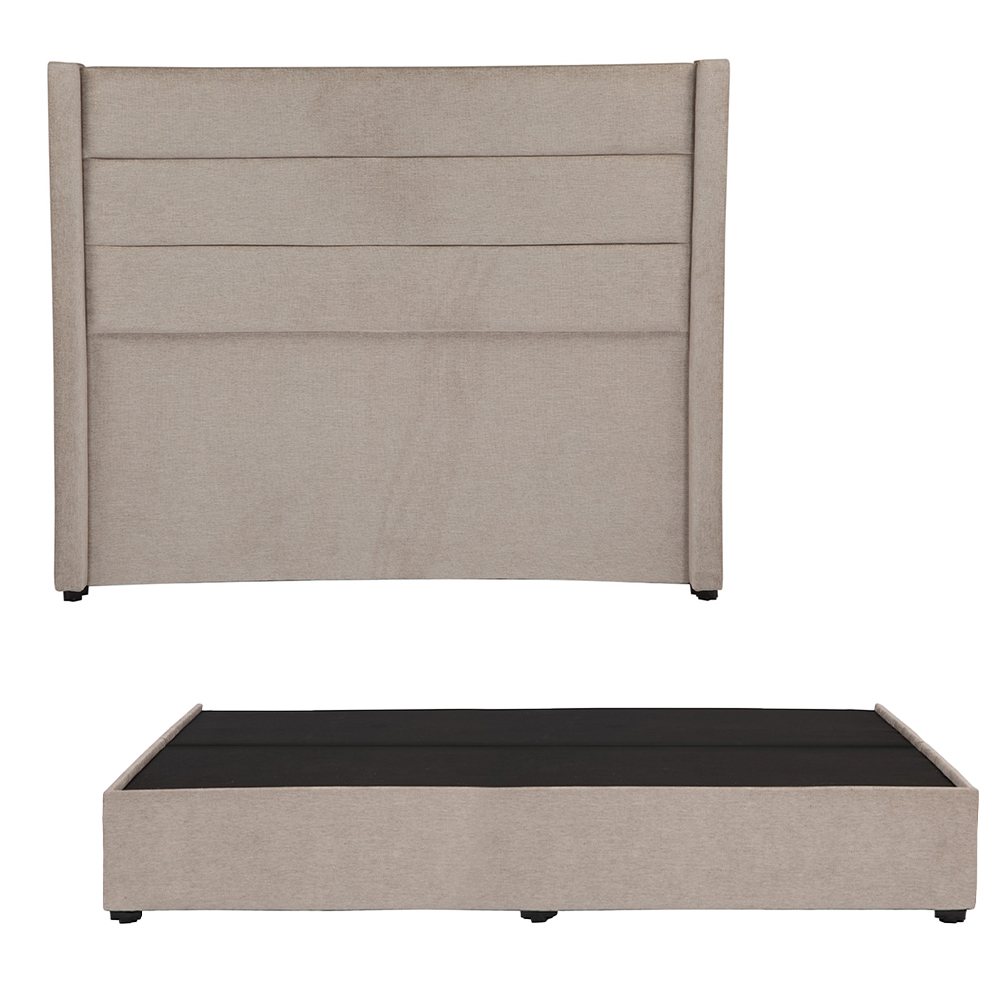 Foto 1 | Cabecera Dicasa Lugo Arena + Base Cama Arena King Size