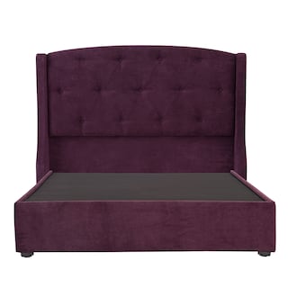 Foto 2 | Cabecera Dicasa Zefyr Morado + Base Cama Morado Matrimonial