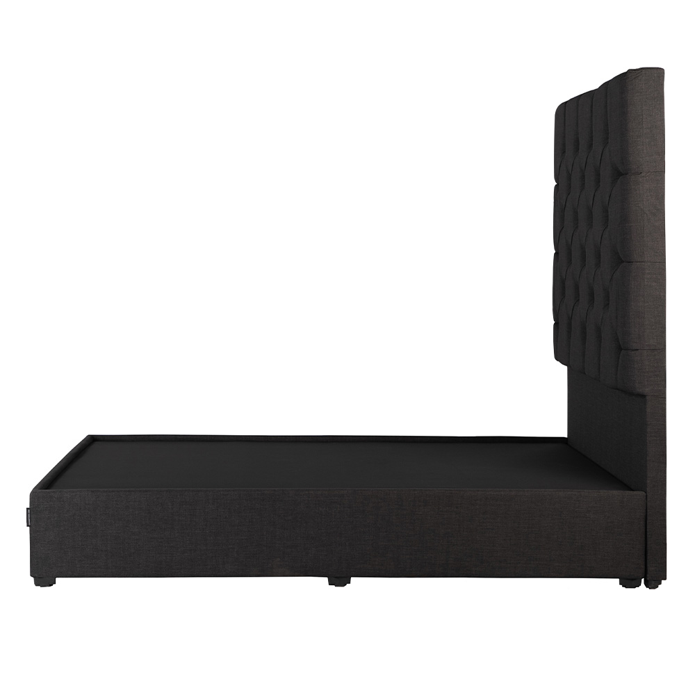 Foto 4 pulgar | Cabecera Dicasa Capri Negro + Base Cama King Size Negra
