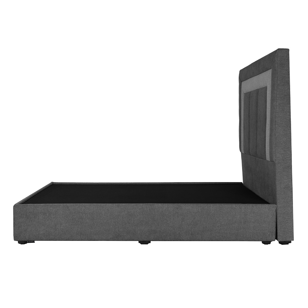 Foto 4 pulgar | Cabecera con Base de Cama Dicasa Gris Queen Size