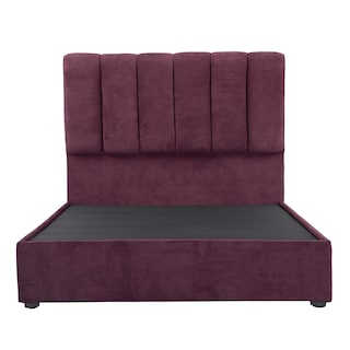 Foto 2 | Cabecera Dicasa Kami Morado + Base Cama Morado Matrimonial