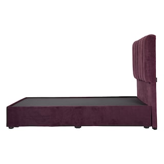 Foto 3 | Cabecera Dicasa Kami Morado + Base Cama Morado Matrimonial