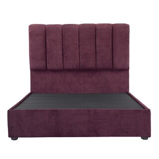 Foto 2 | Cabecera Dicasa Kami Morado + Base Cama Morado Queen Size