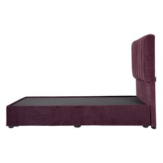 Foto 3 | Cabecera Dicasa Kami Morado + Base Cama Morado Queen Size