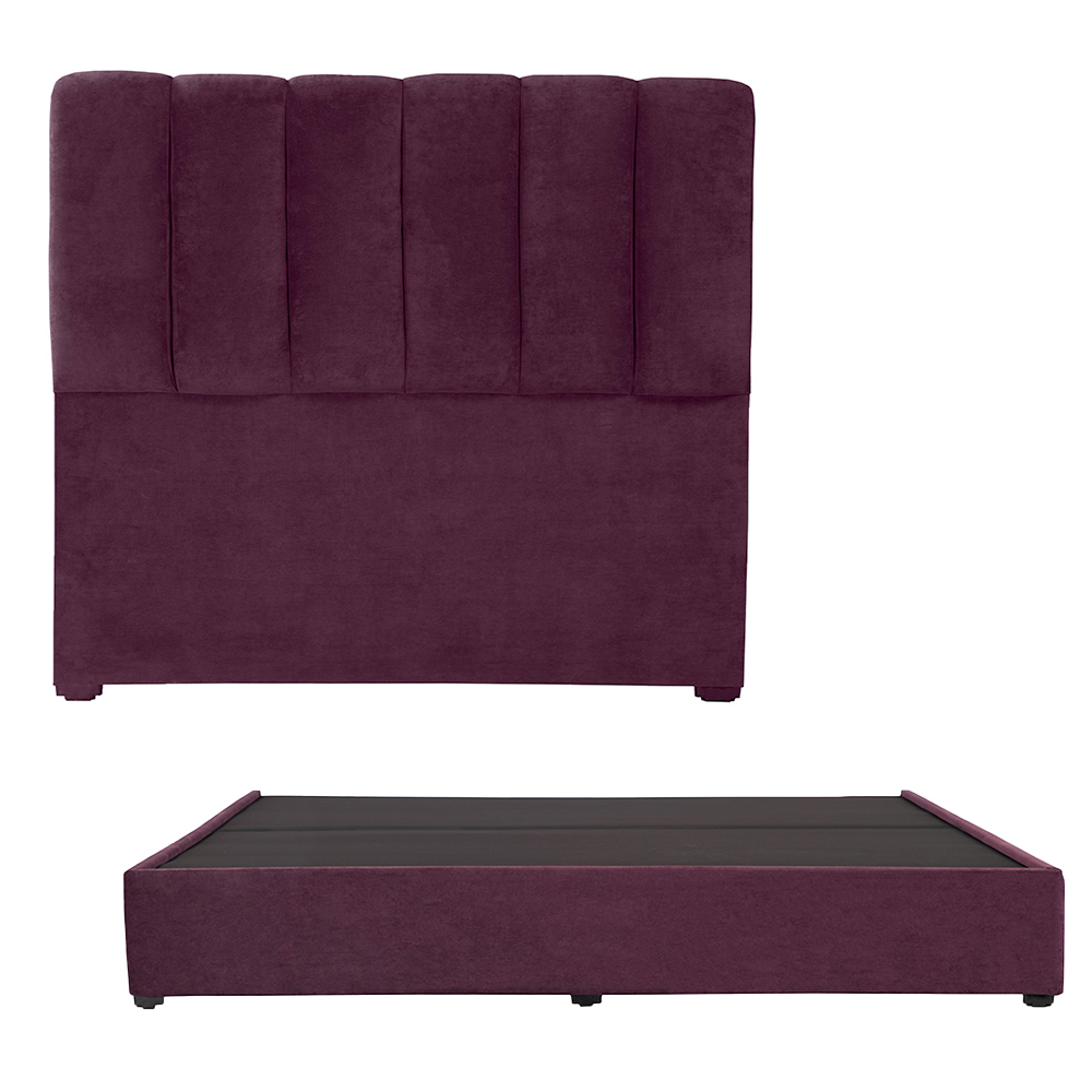 Foto 1 | Cabecera con Base de Cama Dicasa Morada King Size
