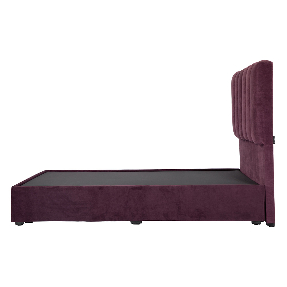 Foto 4 pulgar | Cabecera con Base de Cama Dicasa Morada King Size