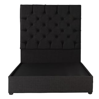 Foto 2 | Cabecera Dicasa Capri Negro + Base Cama Matrimonial Negra