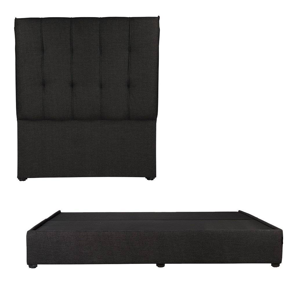 Foto 1 | Cabecera Dicasa Kenzo + Base Cama Negro Individual
