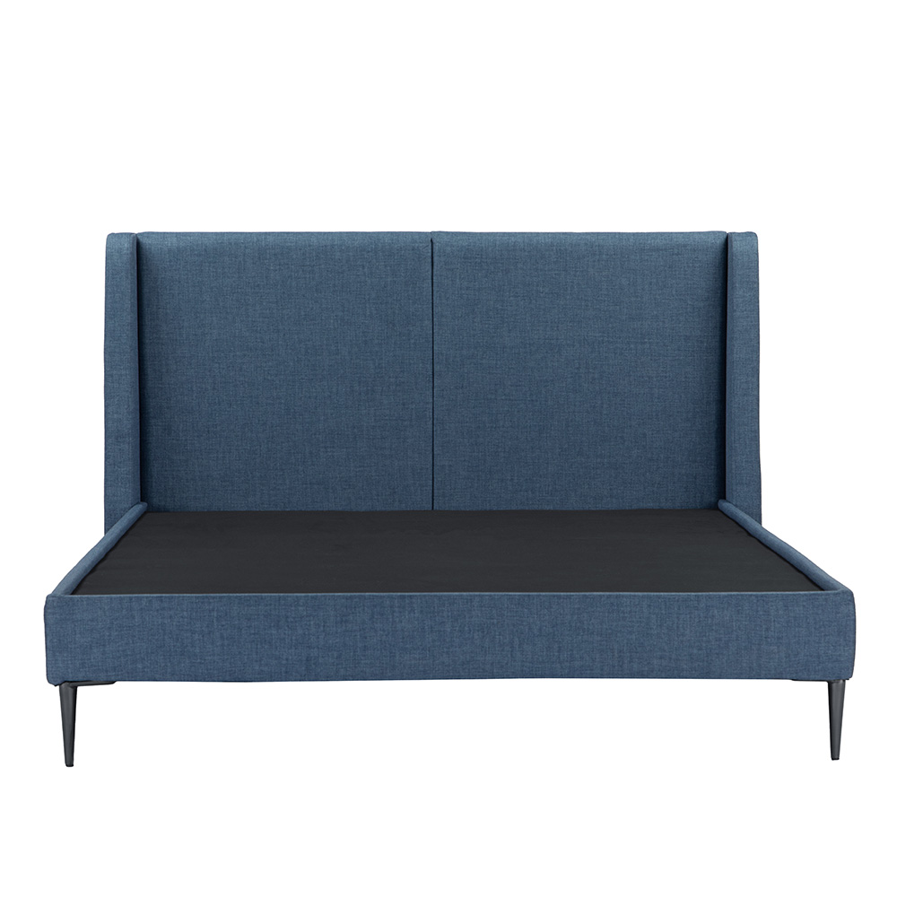 Foto 3 pulgar | Cabecera Dicasa Milan + Base Cama Slim Azul Matrimonial