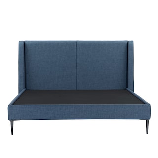 Foto 2 | Cabecera Dicasa Milan + Base Cama Slim Azul Matrimonial