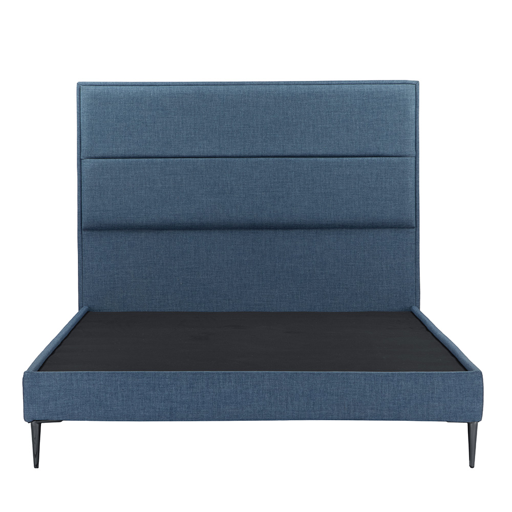 Foto 3 pulgar | Cabecera Dicasa Ibiza + Base Cama Slim Azul Matrimonial