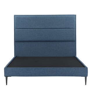 Foto 2 | Cabecera Dicasa Ibiza + Base Cama Slim Azul Matrimonial