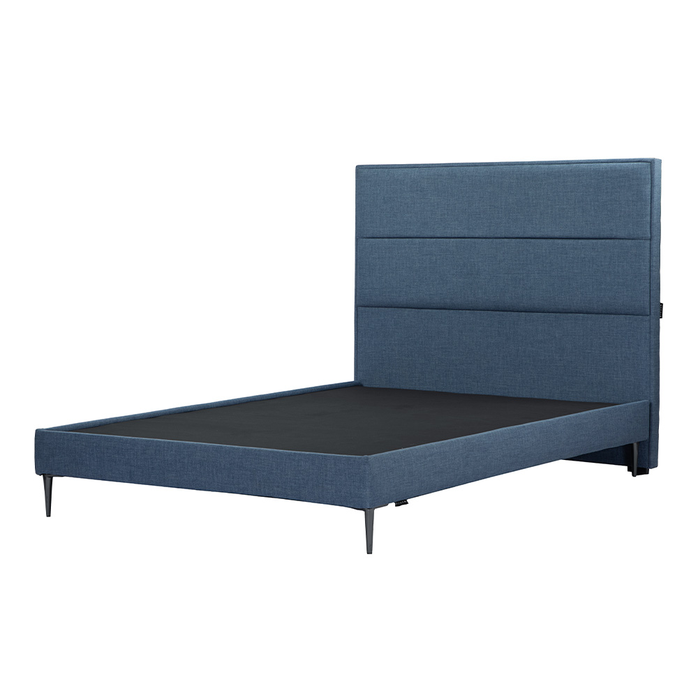 Foto 4 pulgar | Cabecera Dicasa Ibiza + Base Cama Slim Azul Matrimonial