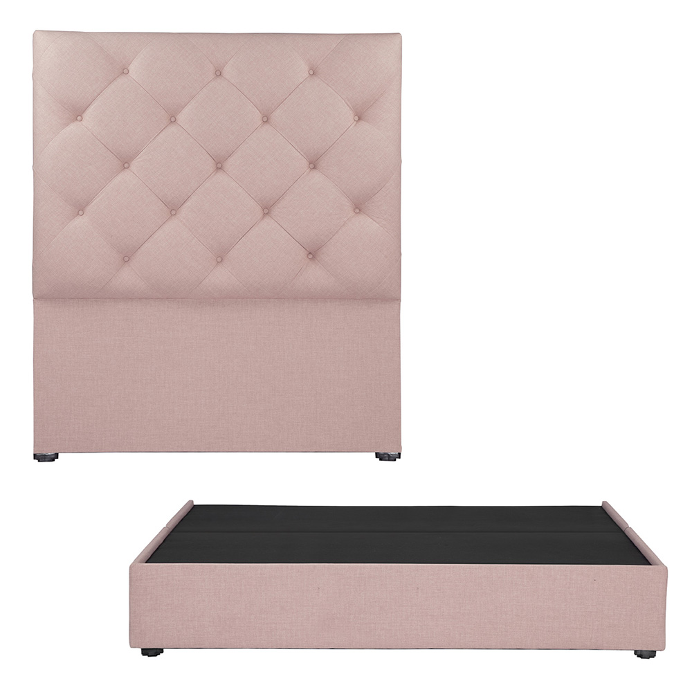 Foto 1 | Cabecera Dicasa Ikki + Base Cama Pink King Size