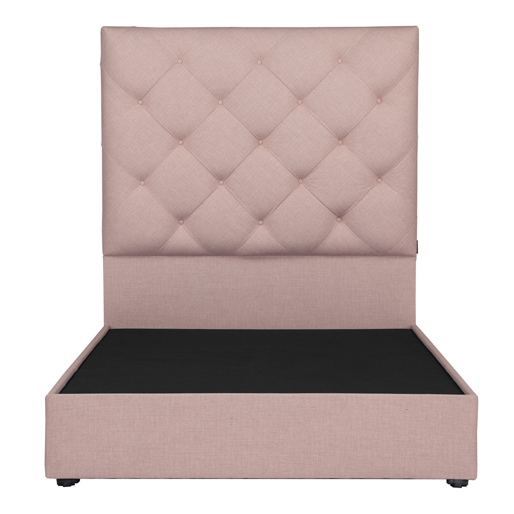 Foto 3 pulgar | Cabecera Dicasa Ikki + Base Cama Pink King Size