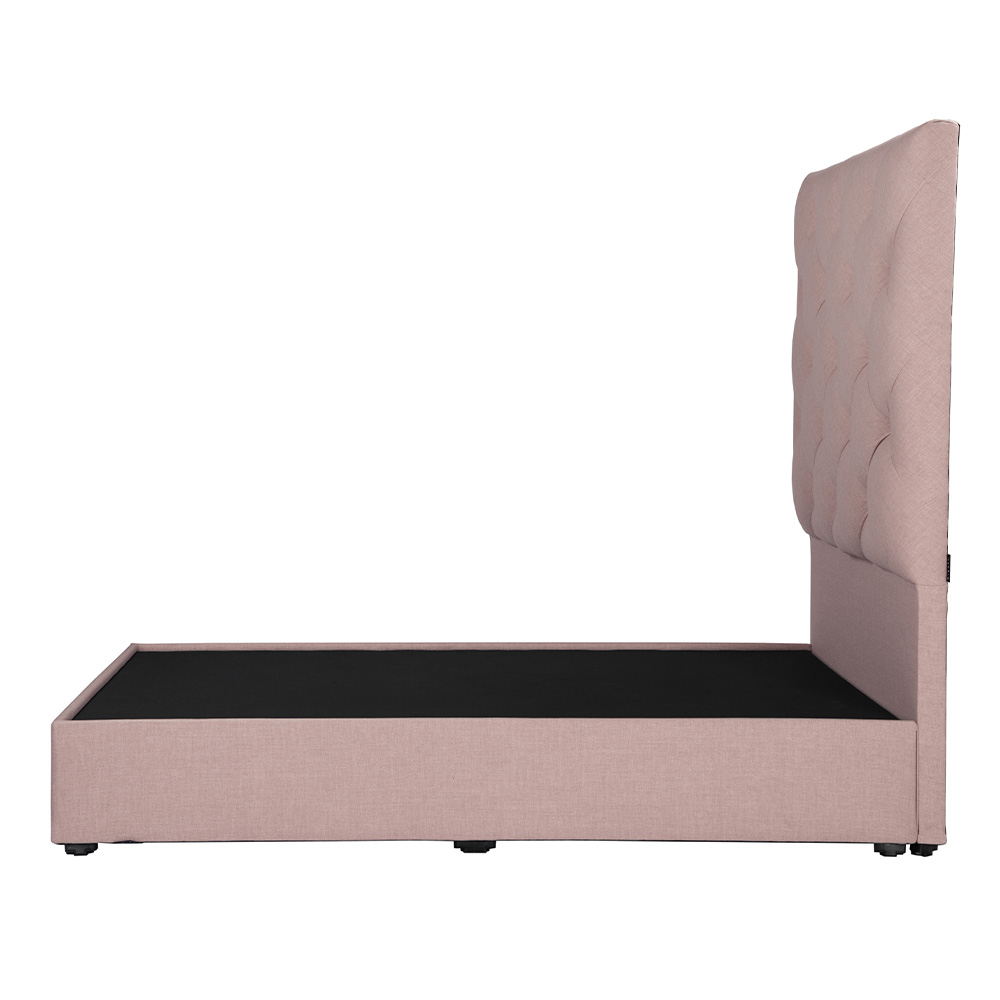 Foto 4 pulgar | Cabecera Dicasa Ikki + Base Cama Pink King Size