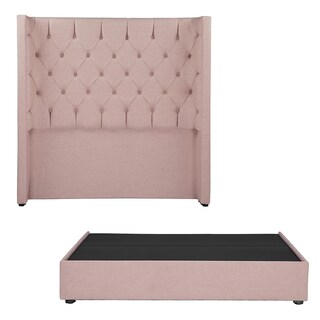 Foto 1 | Cabecera Dicasa Tartuk + Base Cama Pink King Size