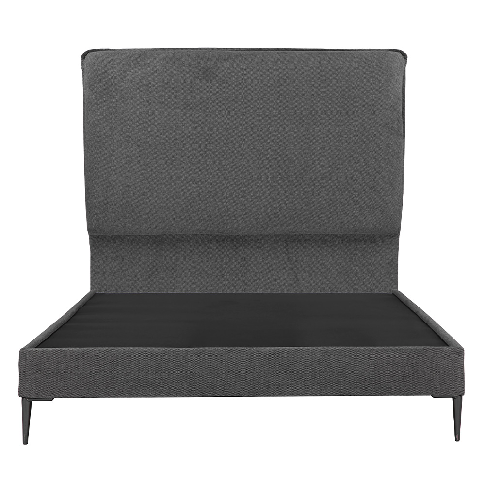 Foto 3 pulgar | Cabecera Dicasa Split + Base Cama Slim Gris Matrimonial