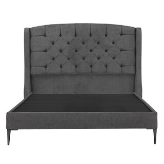 Foto 2 | Cabecera Dicasa Sitka + Base Cama Slim Gris Matrimonial