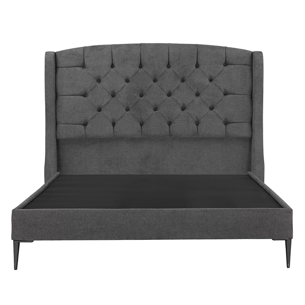 Foto 3 pulgar | Cabecera Dicasa Sitka + Base Cama Slim Gris King Size