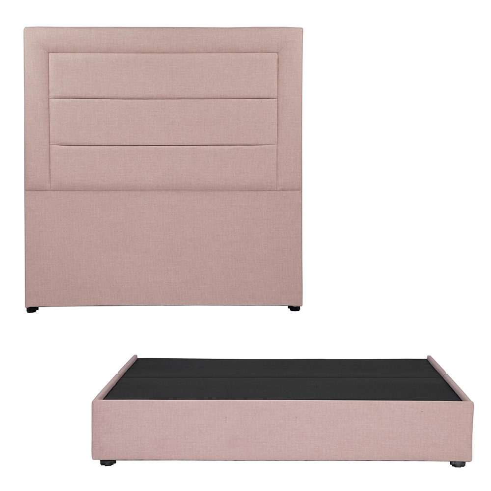 Foto 2 pulgar | Cabecera Dicasa Blend + Base Cama Pink King Size