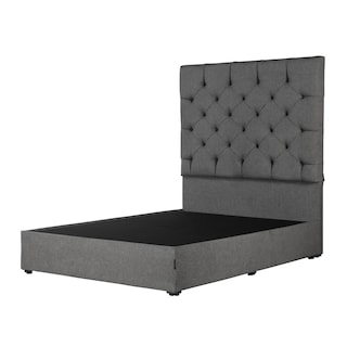Foto 1 | Cabecera Dicasa Capri + Base Cama Gris Matrimonial