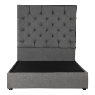 Foto 2 | Cabecera Dicasa Capri + Base Cama Gris Matrimonial