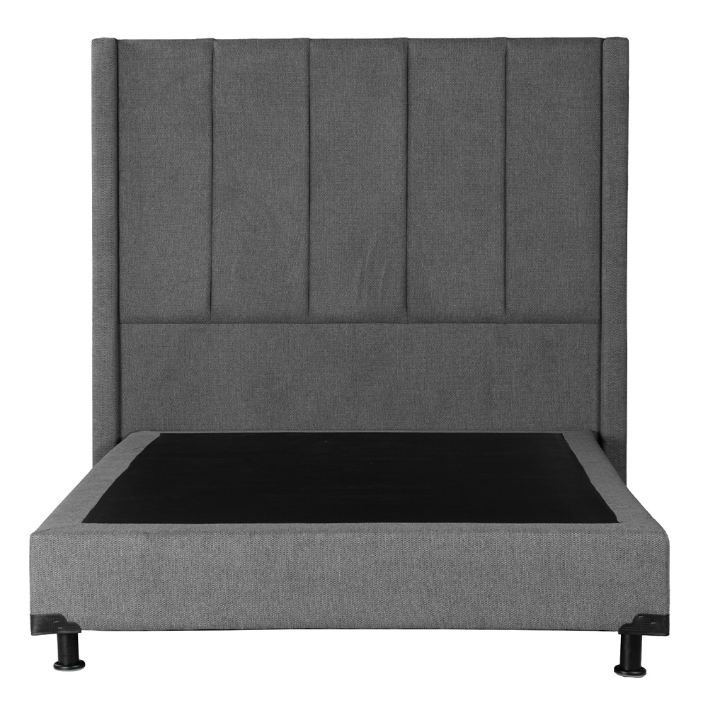 Foto 2 | Cabecera Dicasa Nizza + Box Gris Queen Size