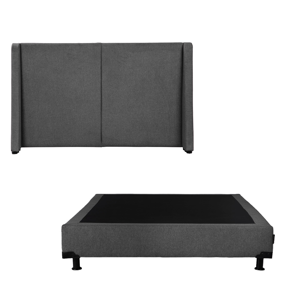 Cabecera Dicasa Milan + Box Gris Matrimonial