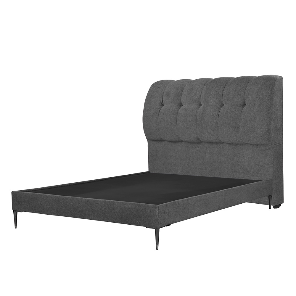 Foto 4 pulgar | Cabecera Dicasa Nube + Base Cama Slim Gris King Size