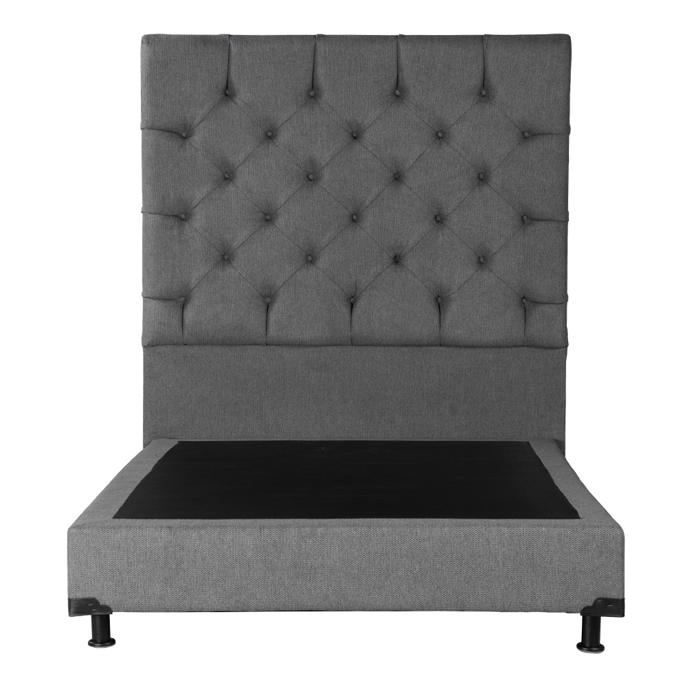 Foto 2 | Cabecera Dicasa Capri + Box Gris King Size